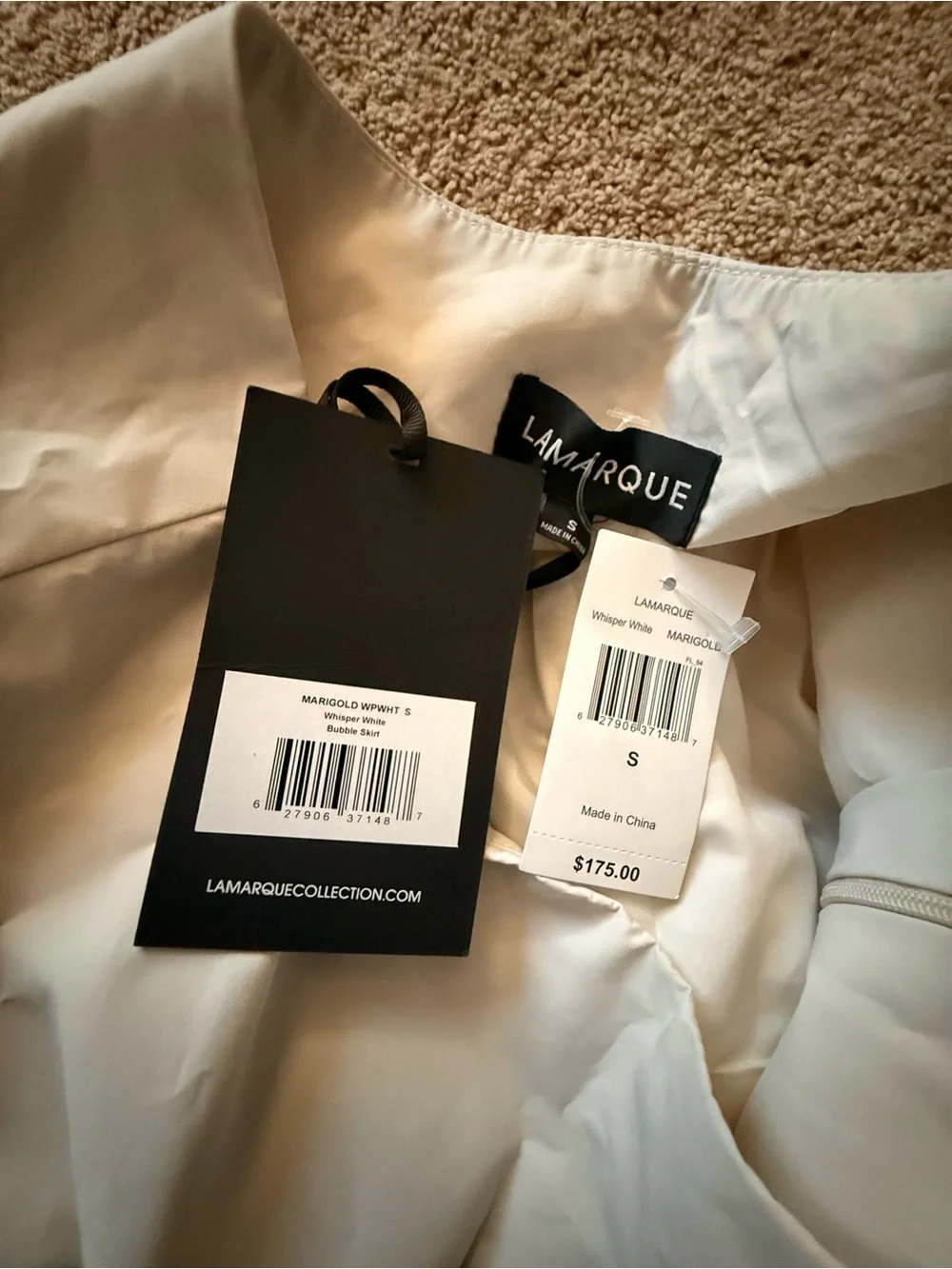 Lamarque Cream Balloon Skort - Picture 6 of 7